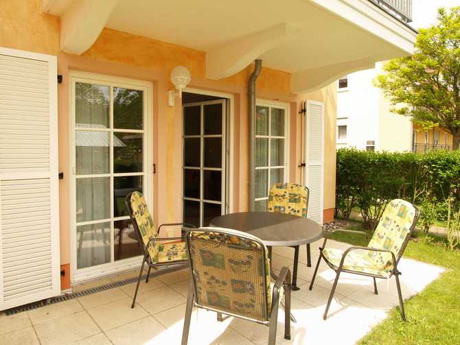 Ferienwohnung in K&uuml;hlungsborn - Casa Nova - Terrasse