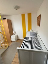 Ferienhaus in Gr&ouml;mitz - M&uuml;ller - Zweites Schlafzimmer mit Ausziehbett