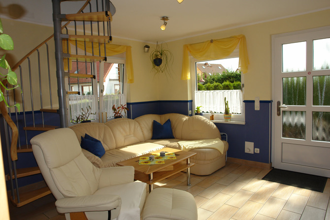 Ferienhaus in Ostseebad Heringsdorf - Kleines Möwennest - Wohnbereich