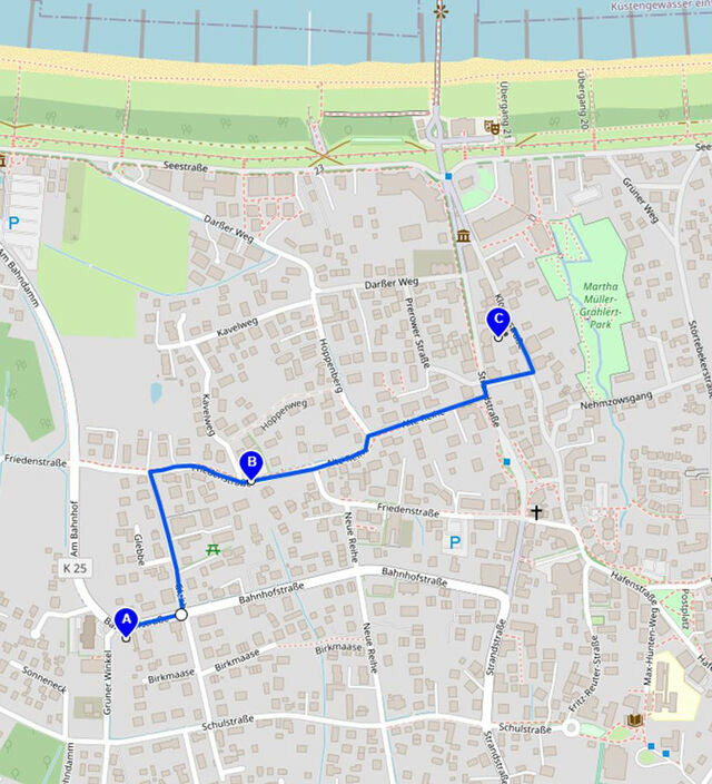 Ferienwohnung in Ostseeheilbad Zingst - Pirol FW 8, PP von Klosterstr. - Bild 21
