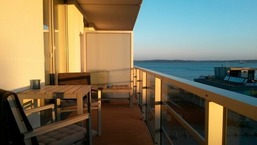 Apartment 26 "Strandgut", Blickrichtung Strand/Offenes Meer