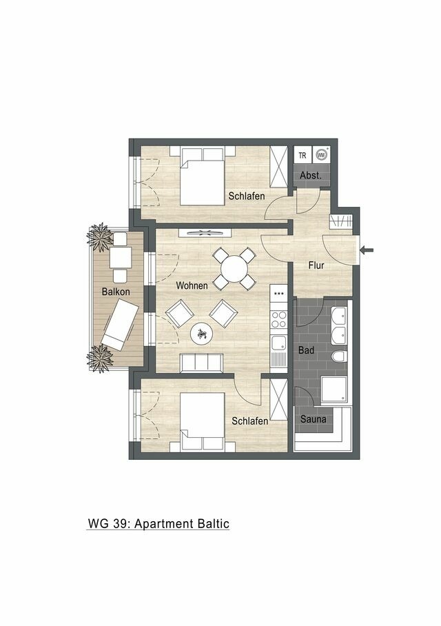 Ferienwohnung in K&uuml;hlungsborn - Waldstra&szlig;e 49, Neu! Riviera 39 - Bild 14