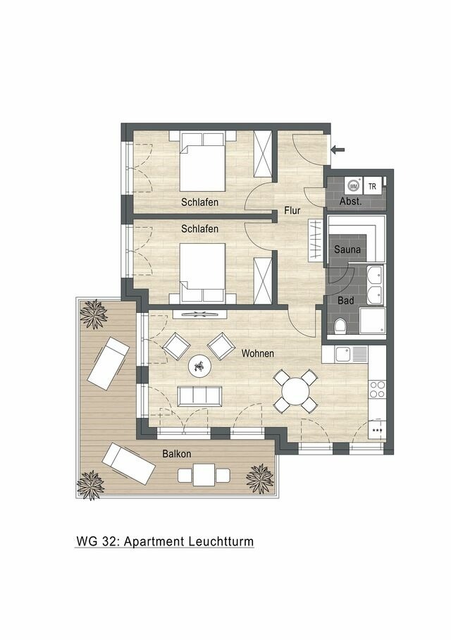Ferienwohnung in K&uuml;hlungsborn - Waldstra&szlig;e 49, Neu! Riviera 32 - Bild 11