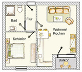 Ferienwohnung in Ahlbeck - (Brise) Haus Miramar App. 12 - Bild 13