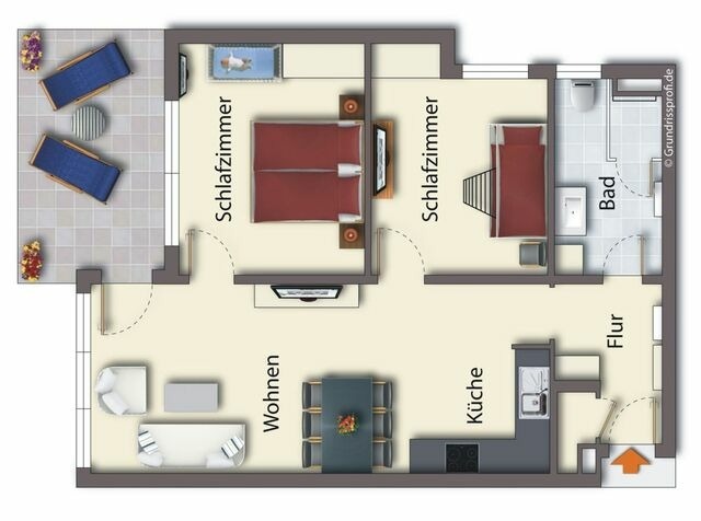 Ferienwohnung in Ahlbeck - (Brise) Strandresidenz Else Marie App. 1.9 - Bild 23