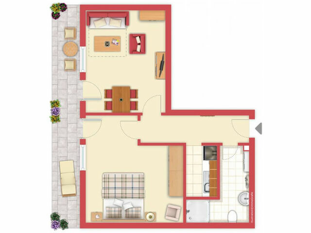 Ferienwohnung in Dahme - Zur sch&ouml;nen Aussicht - FW 16 - Bild 15