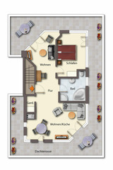 Ferienwohnung in Seebad Heringsdorf - (Brise) Seeschloss Heringsdorf, App. 17 - Penthaus - Bild 25